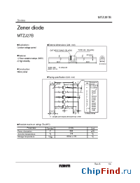 Datasheet MTZJ20B manufacturer Rohm